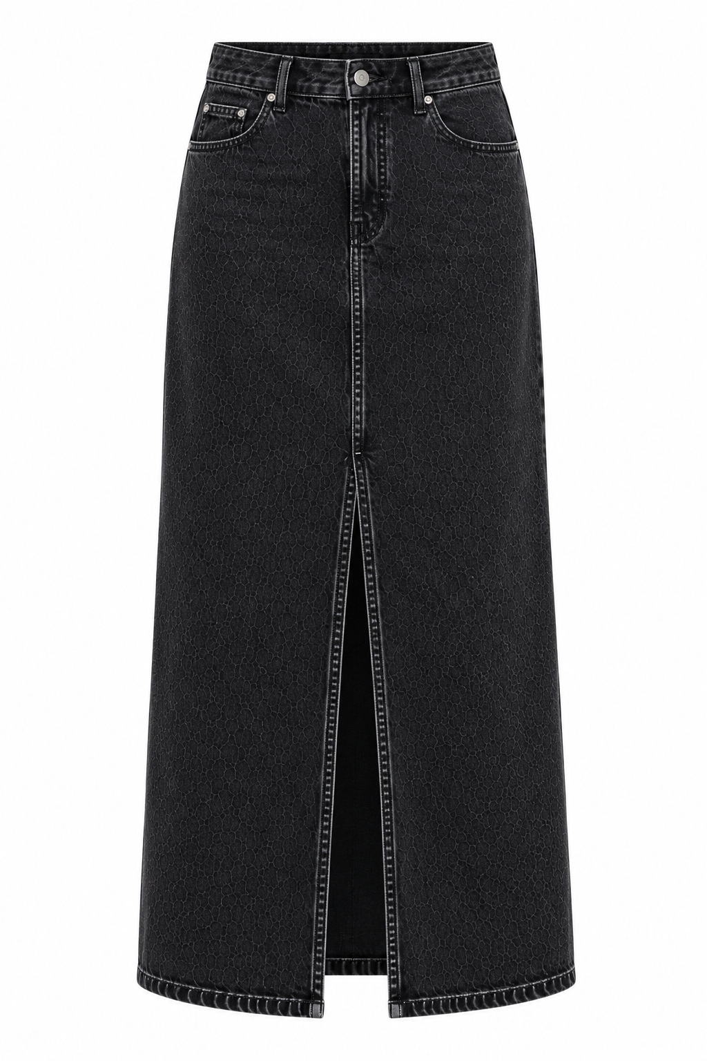 Falda Valencia midi denim