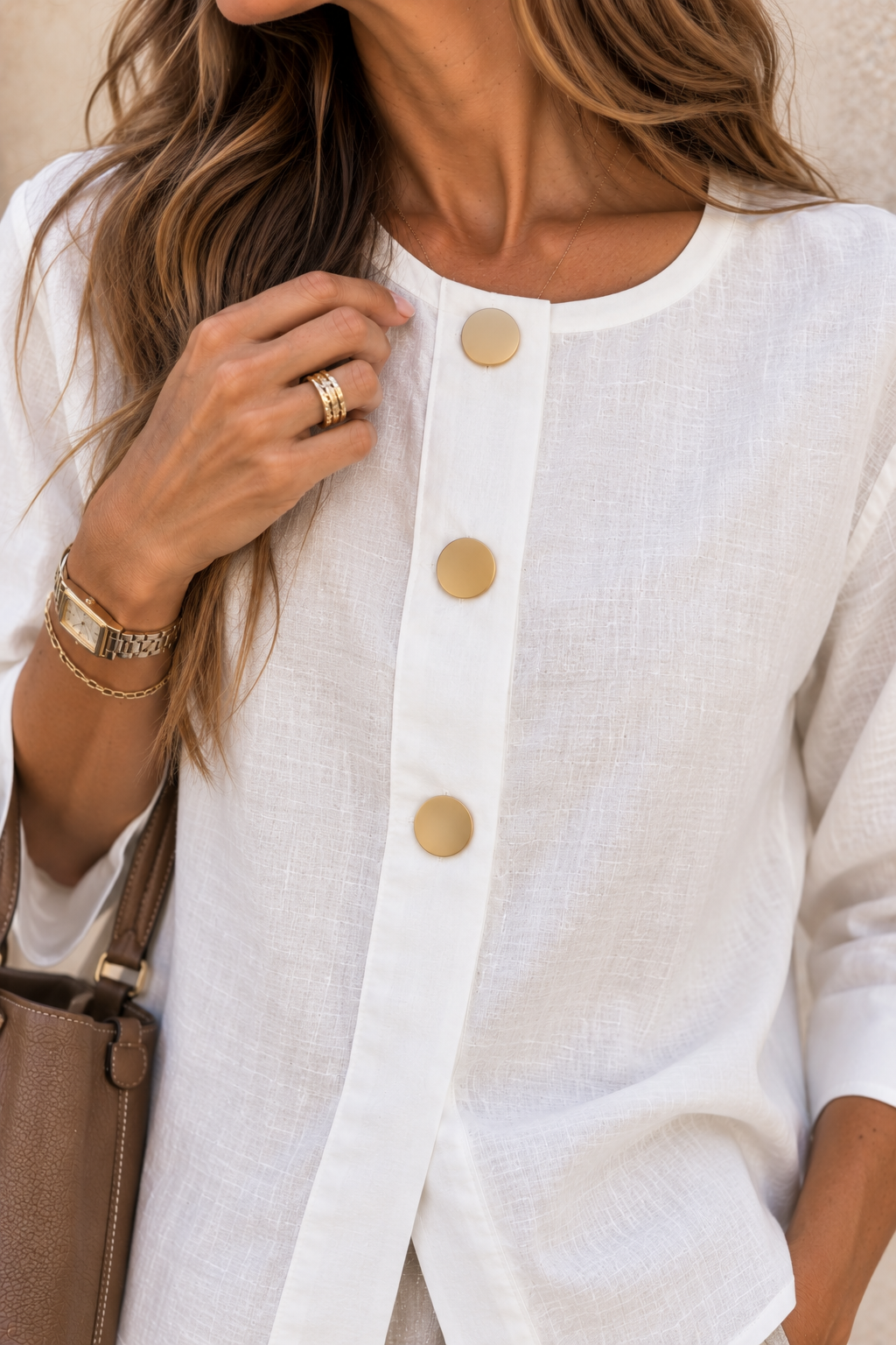 Camisa Gaia de lino