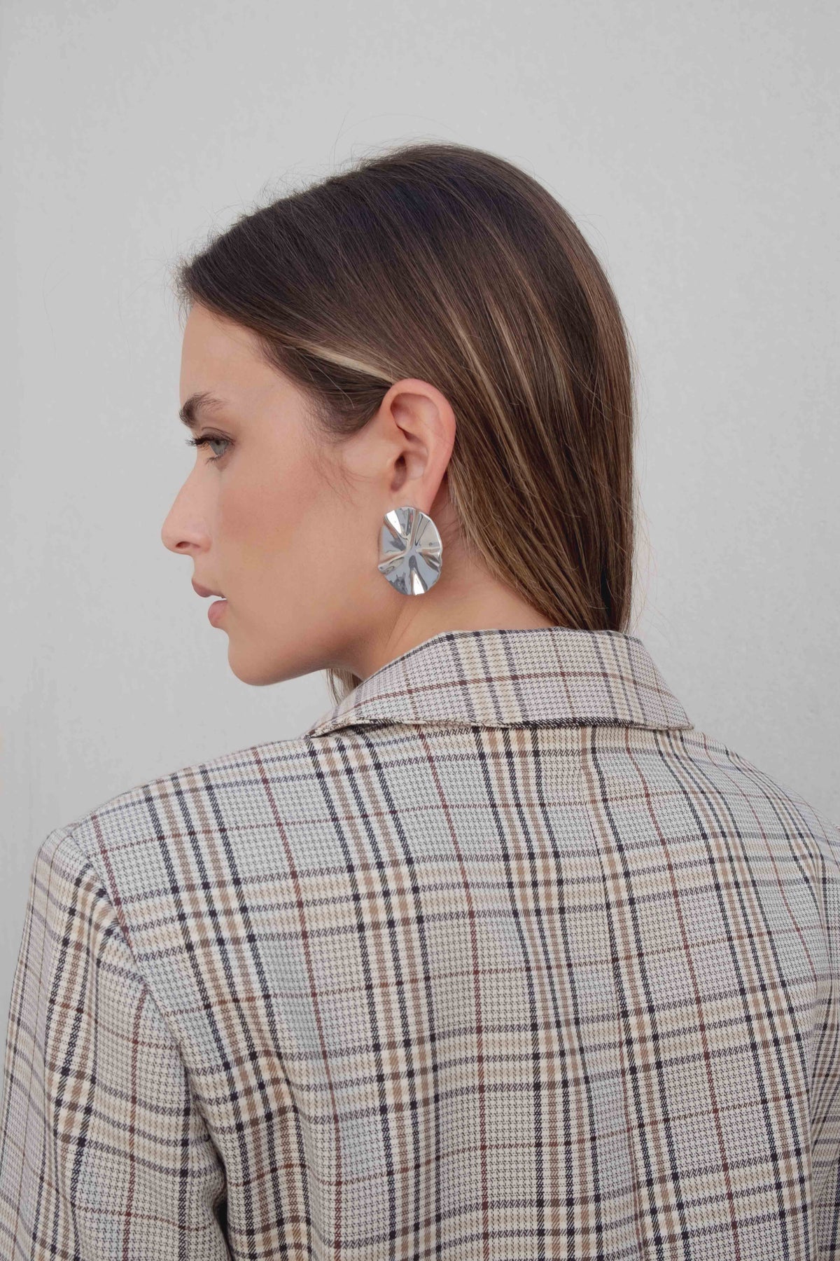 Chaqueta Debora corta de cuadros