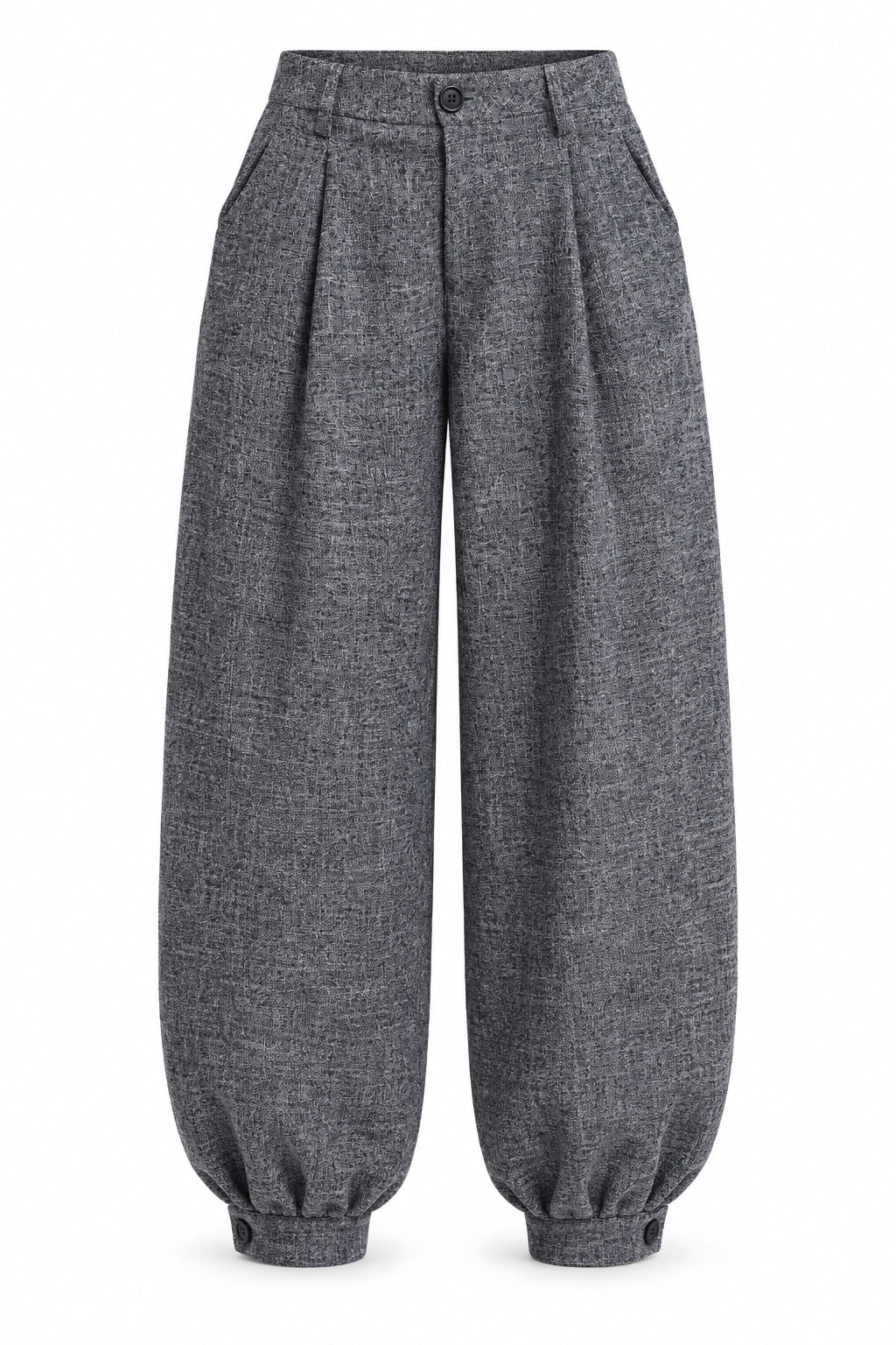Pantalón estructura bombacho — producto aislado sobre fondo blanco