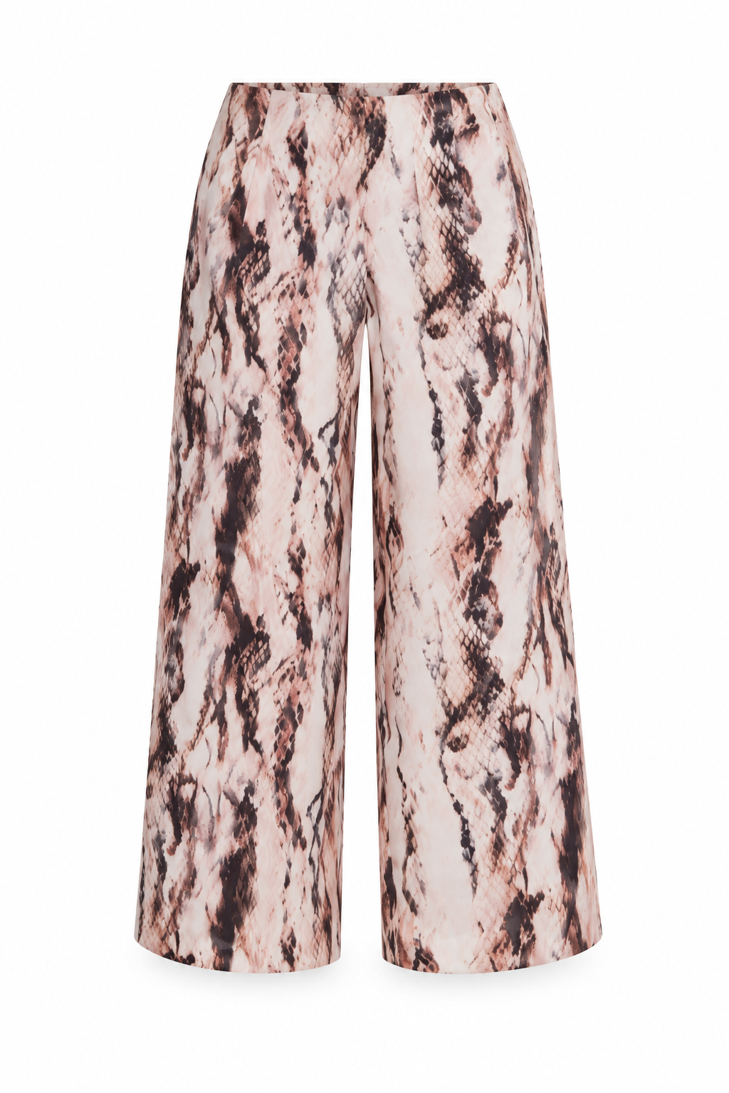 PANTALÓN CULOTTE ESTAMPADO — Anna Verona — producto aislado sobre blanco — 928:ROSA