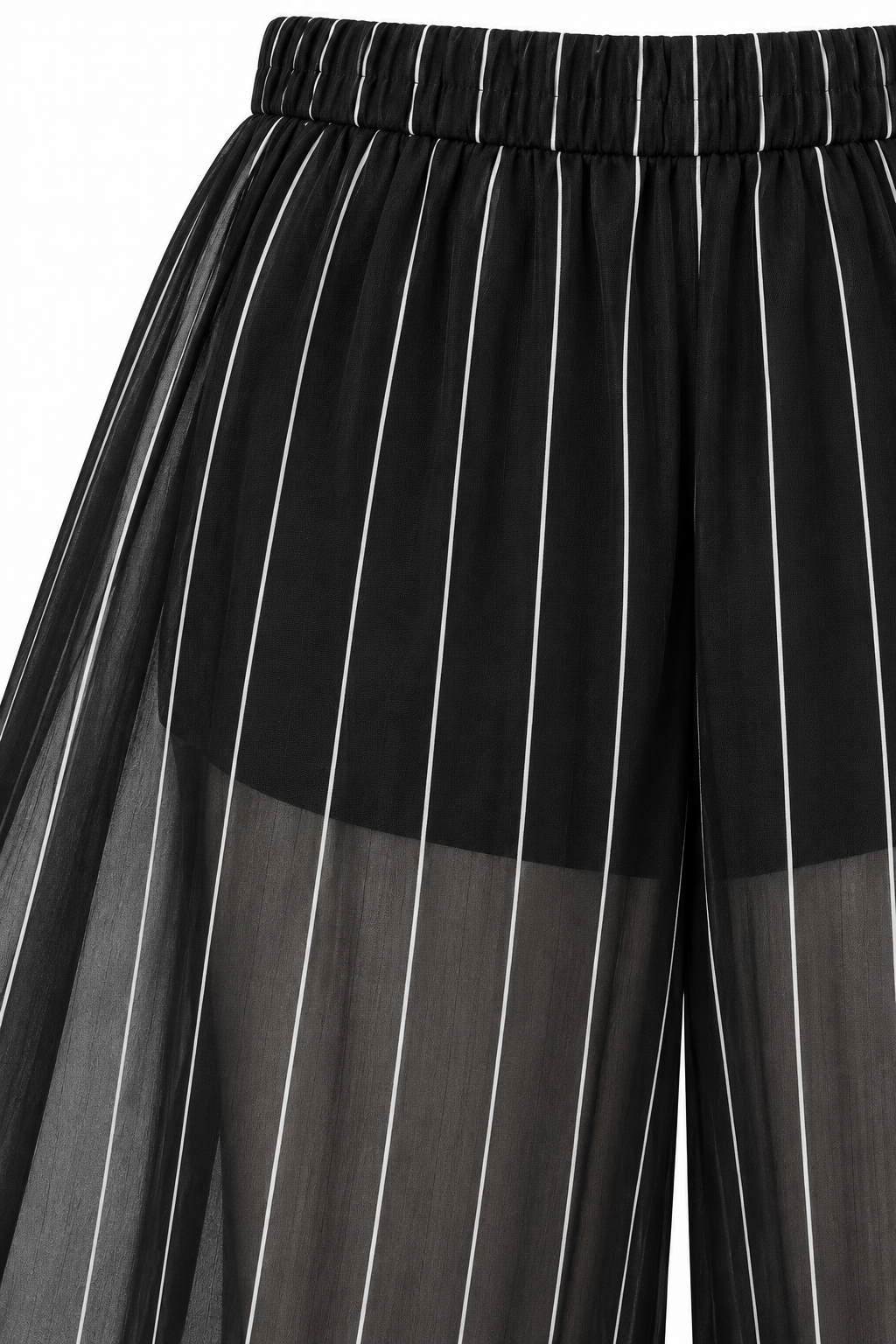 PANTALÓN BOMBACHO RAYAS — detalle de confección