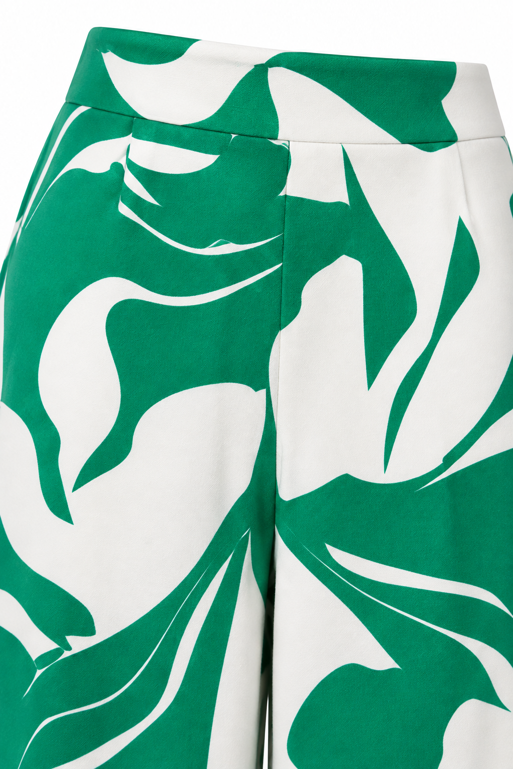 PANTALÓN PALAZZO ESTAMPADO — detalle de confección