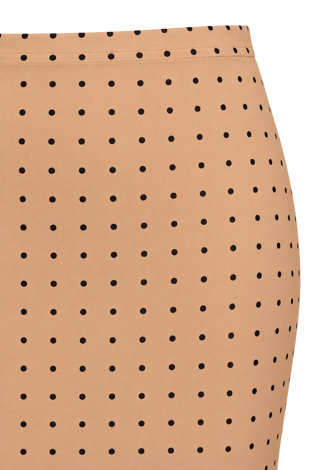 FALDA ESTAMPADA MIDI — detalle de confección