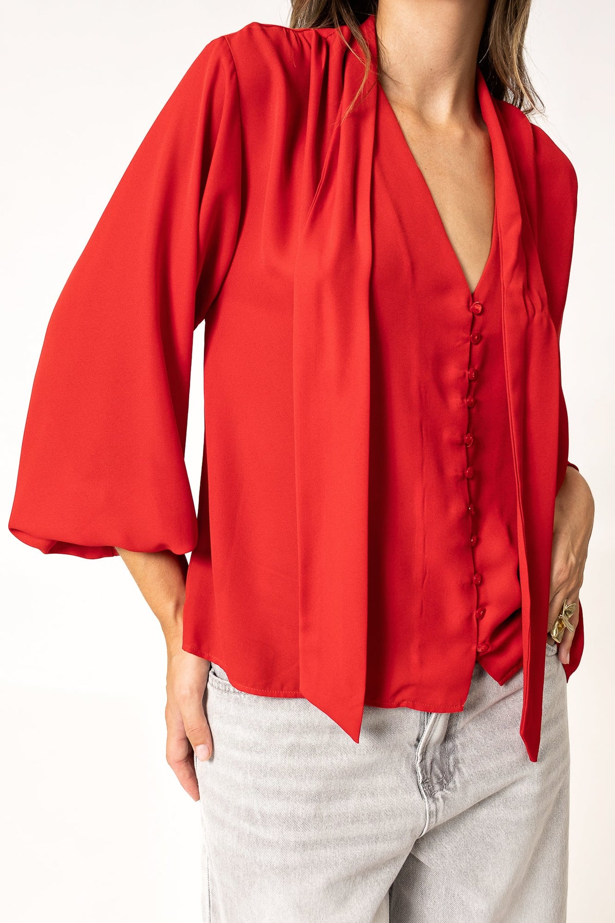 Blusa fluida