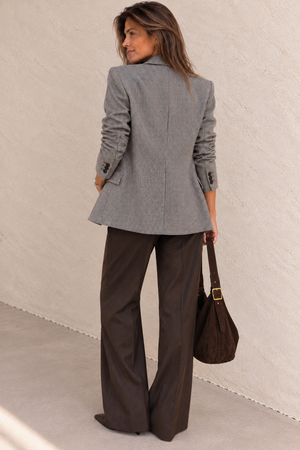 Blazer Claudia de pata de gallo