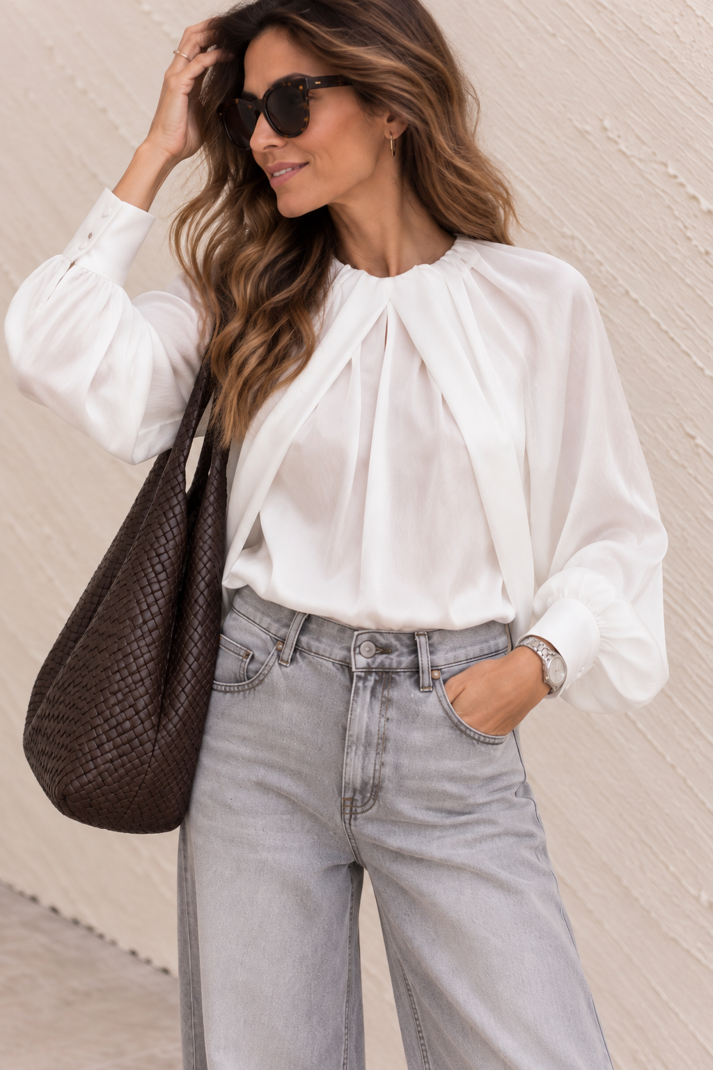 Blusa Sofia satinada