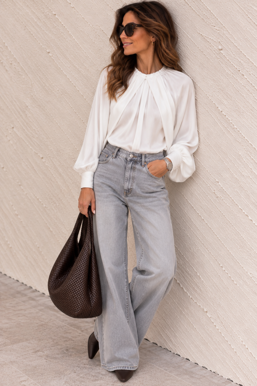 Blusa Sofia satinada