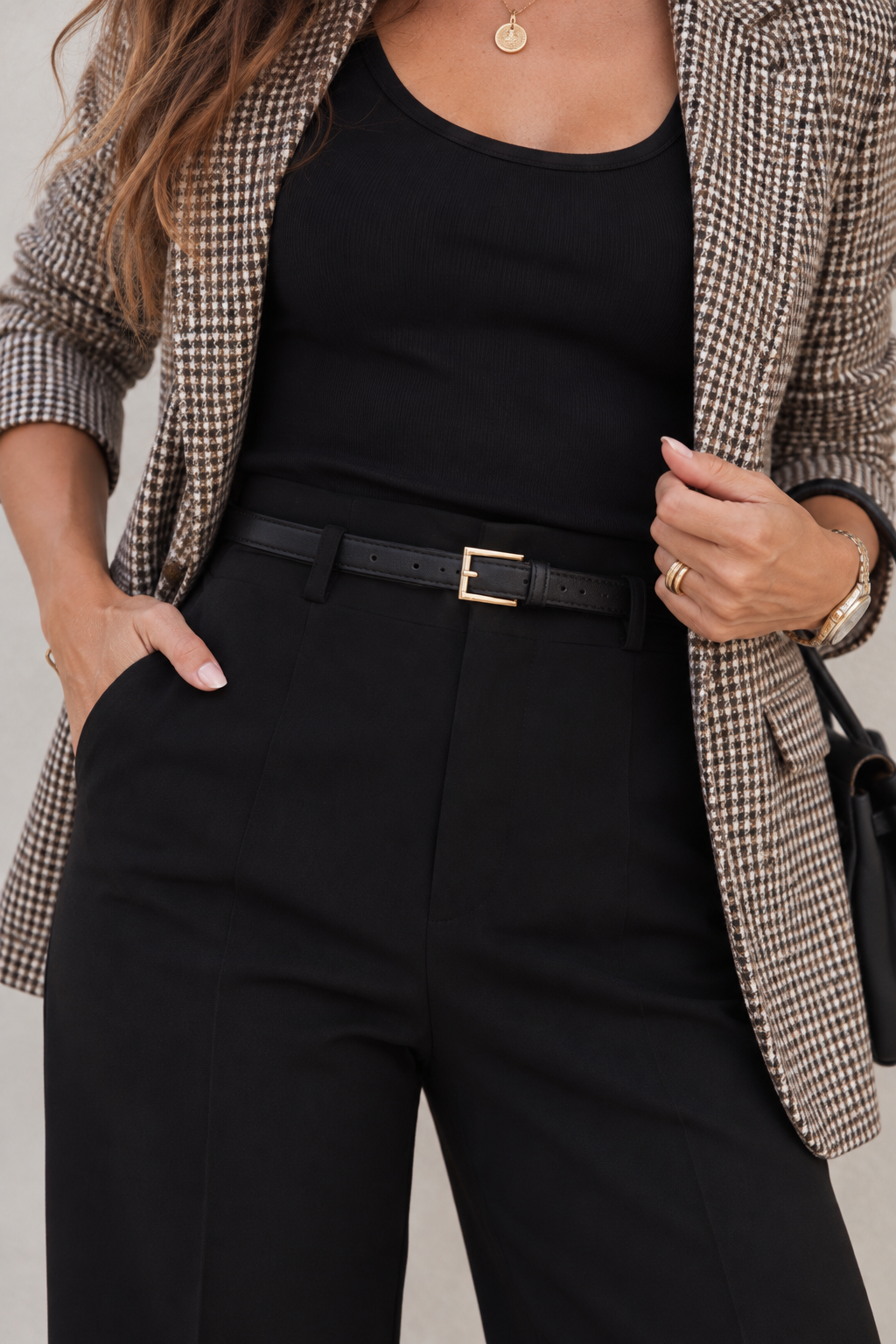 Pantalón Sevilla culotte con cinturón