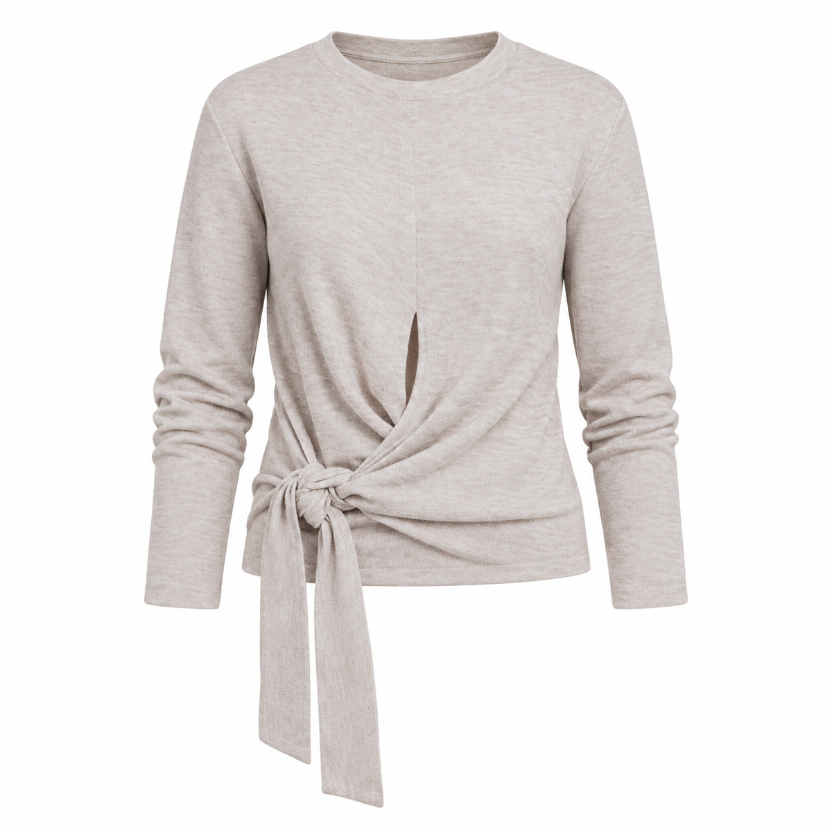 Camiseta con nudo — producto sobre fondo blanco