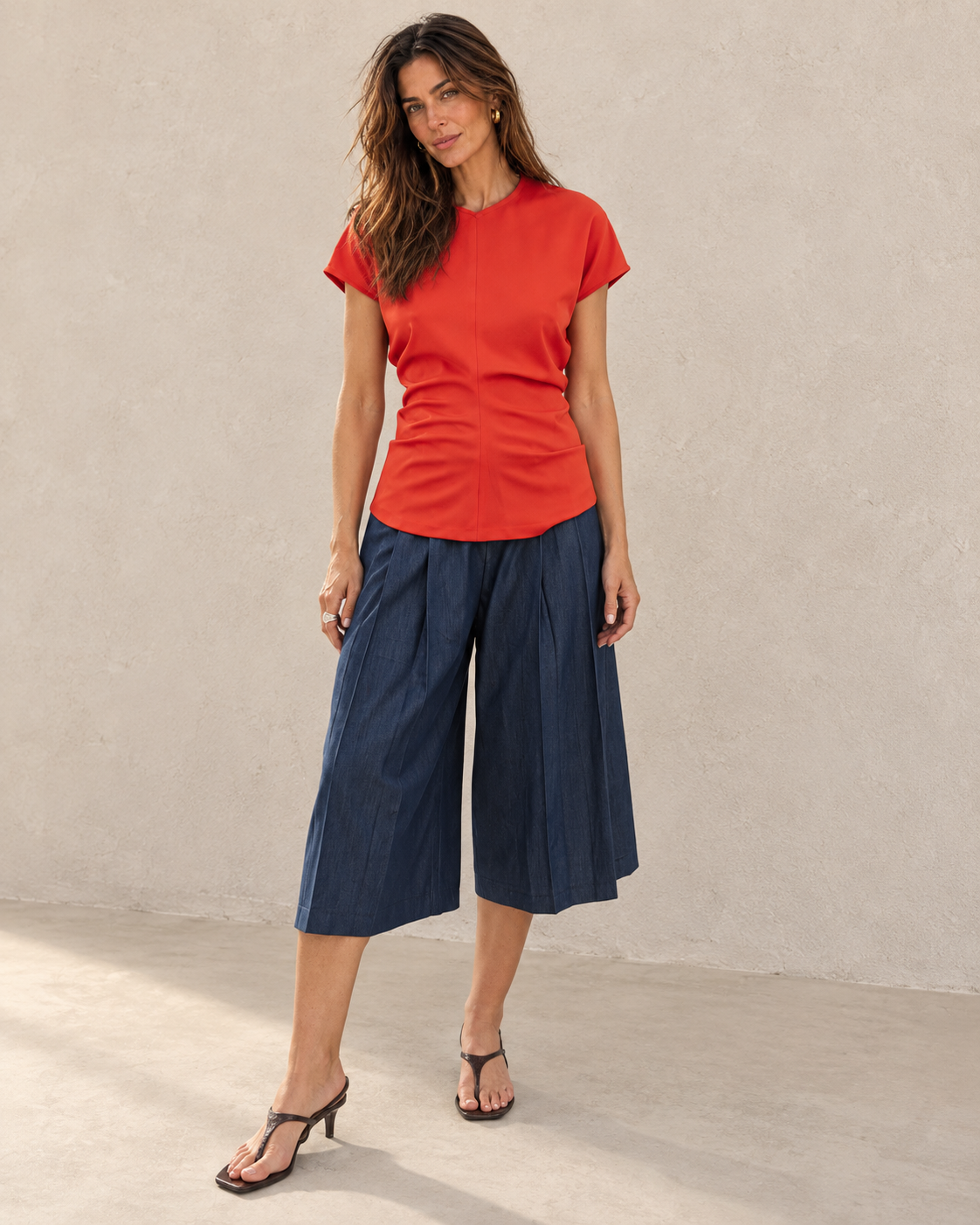 CAMISETA FRUNCE Anna Verona - imagen 1