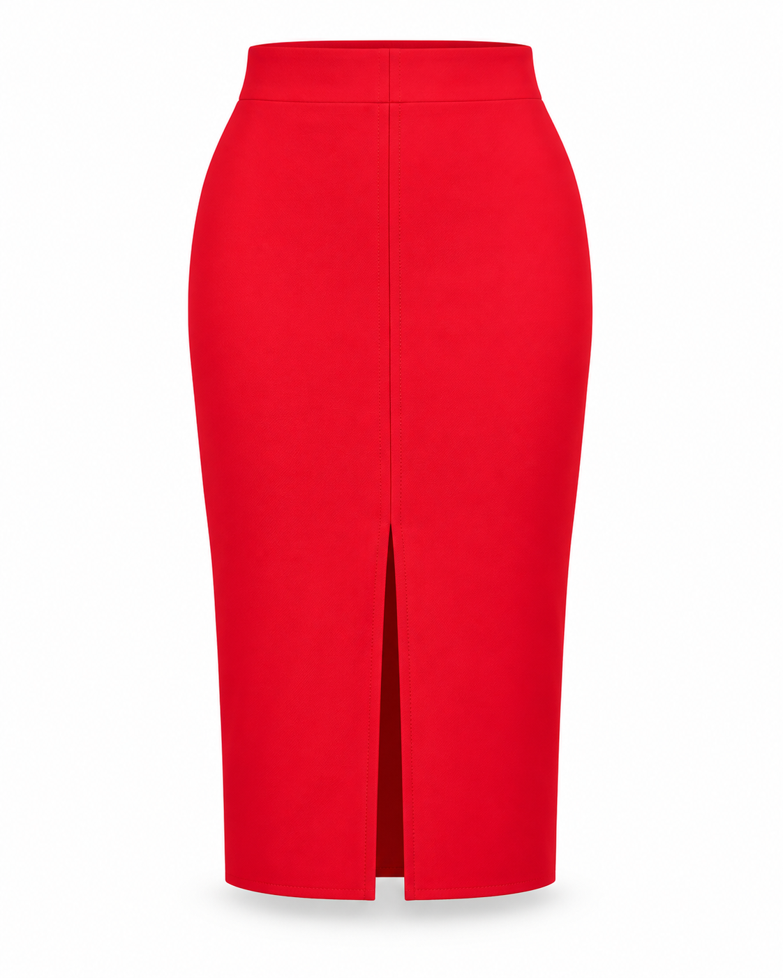 FALDA MIDI CON ABERTURAS ROJA Anna Verona - imagen 2