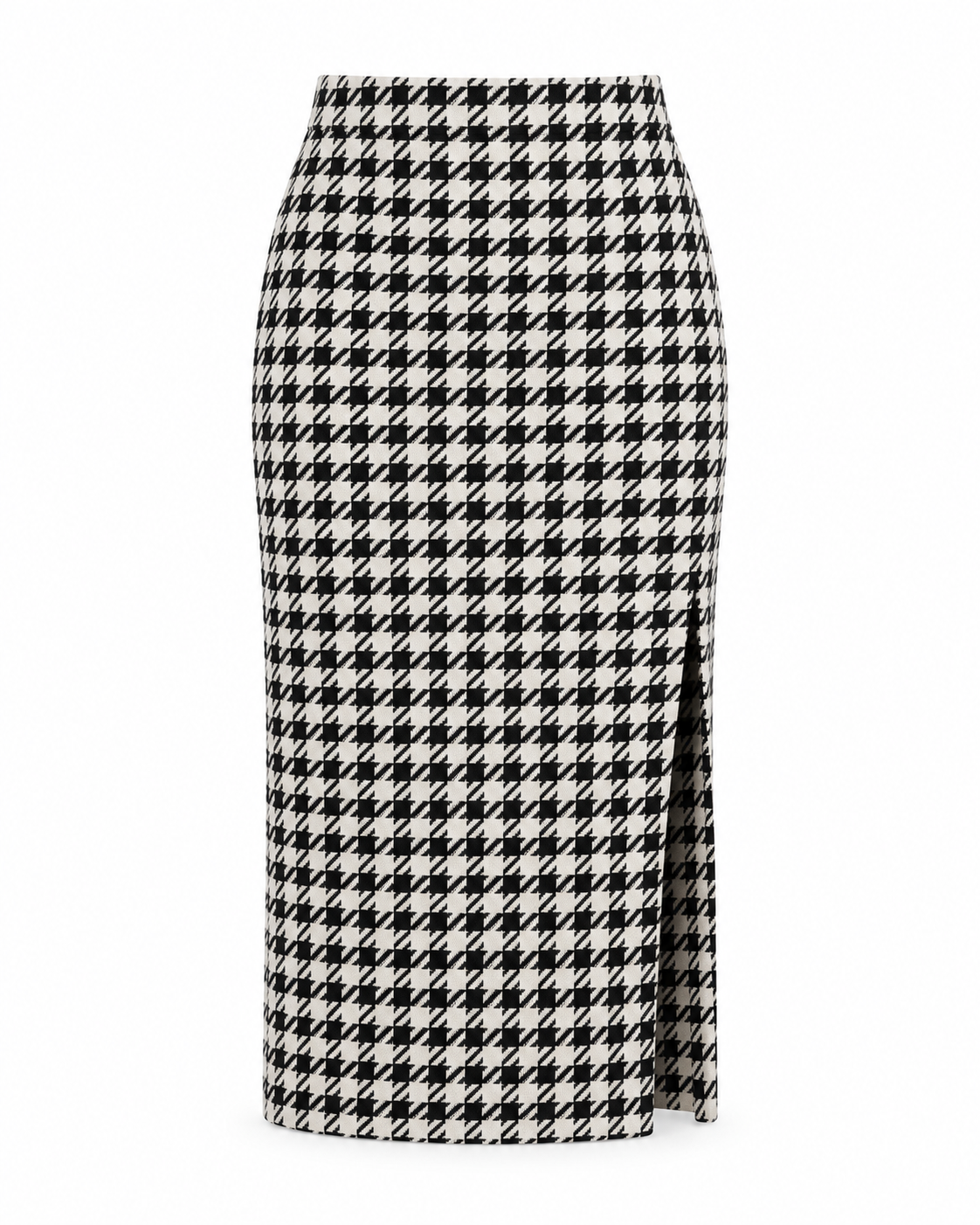 FALDA MIDI PATA DE GALLO BLANCO Y NEGRO Anna Verona - imagen 2