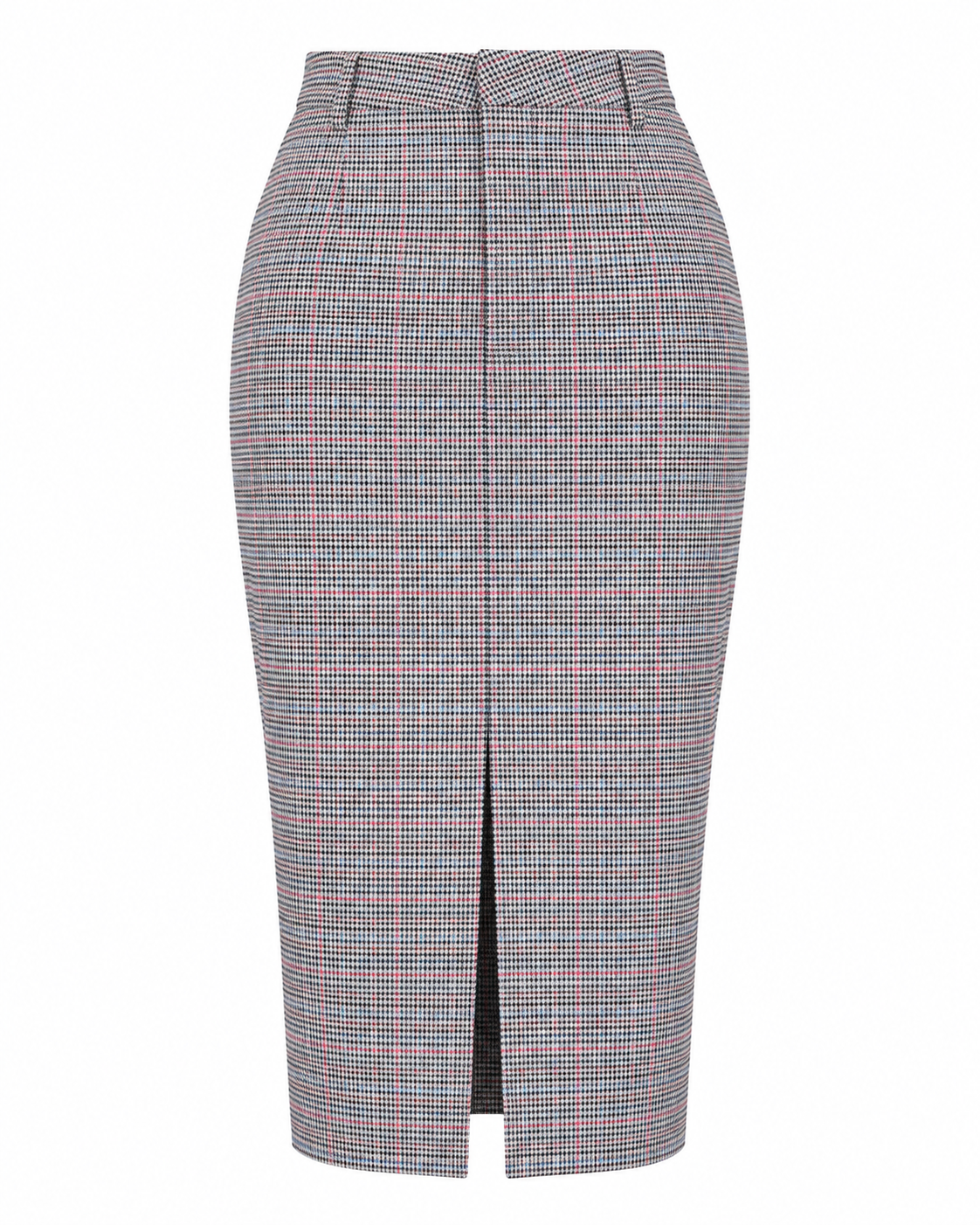 FALDA MIDI PATA DE GALLO GRIS Anna Verona - imagen 2