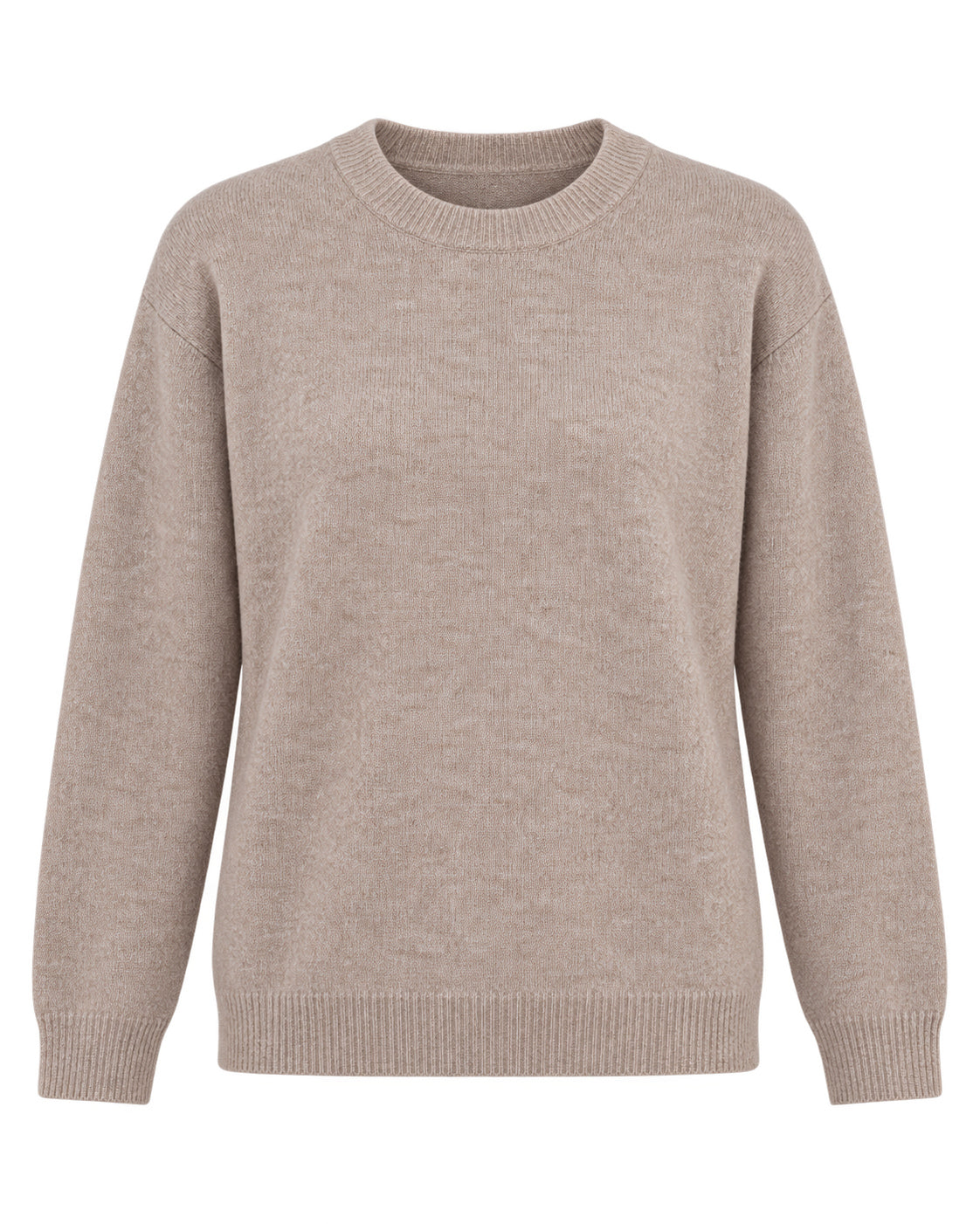 Jersey básico punto de Anna Verona, producto aislado sobre fondo blanco