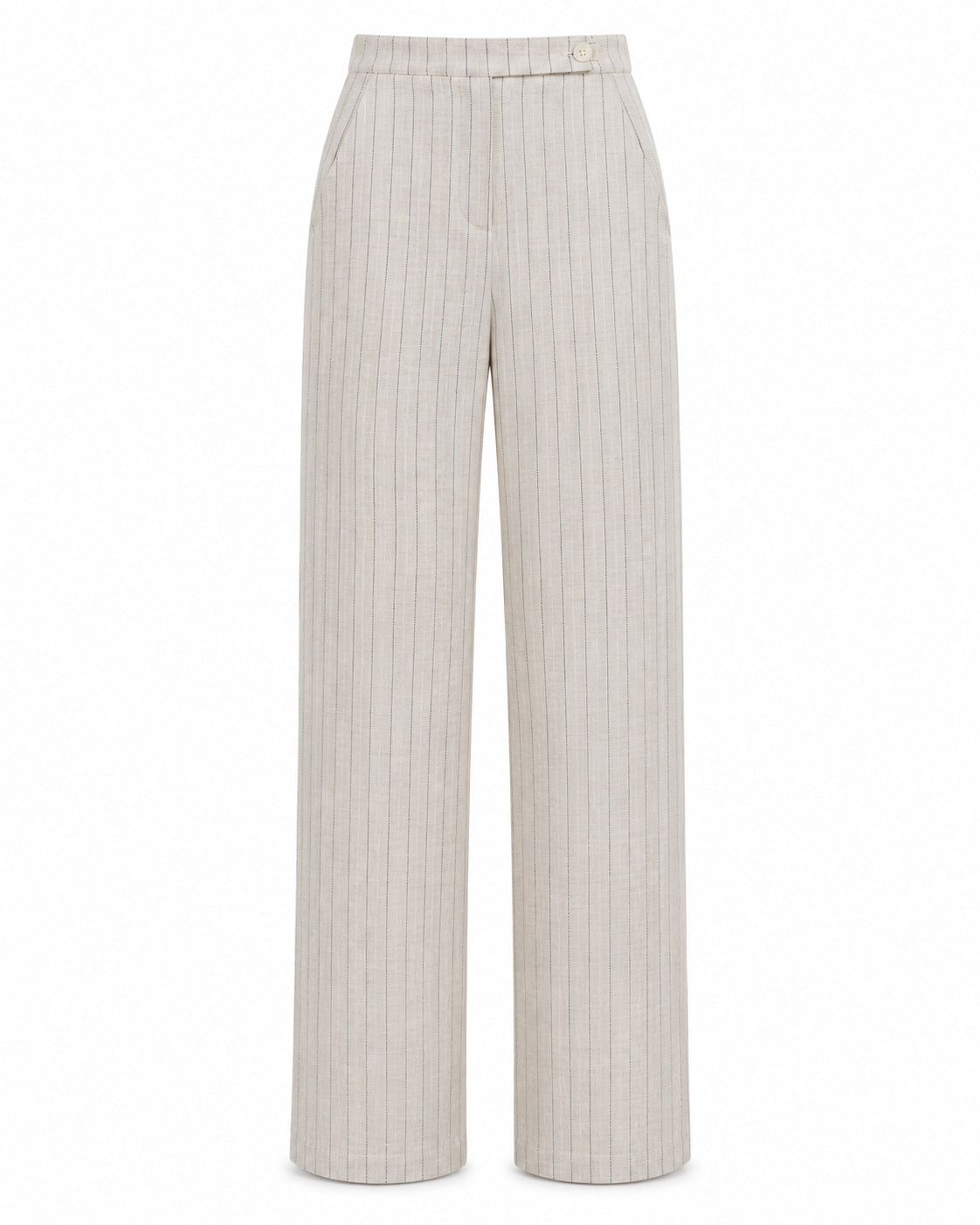 PANTALÓN LINO RAYA DIPLOMÁTICA