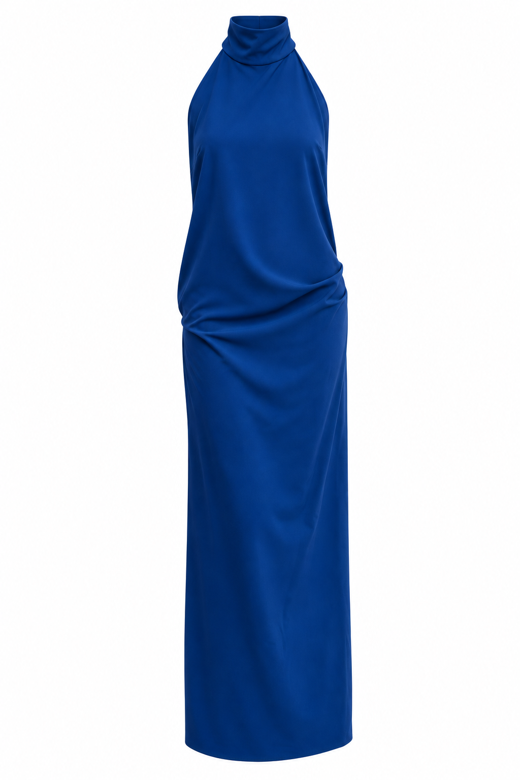 VESTIDO CUELLO HALTER — Anna Verona — producto aislado sobre blanco