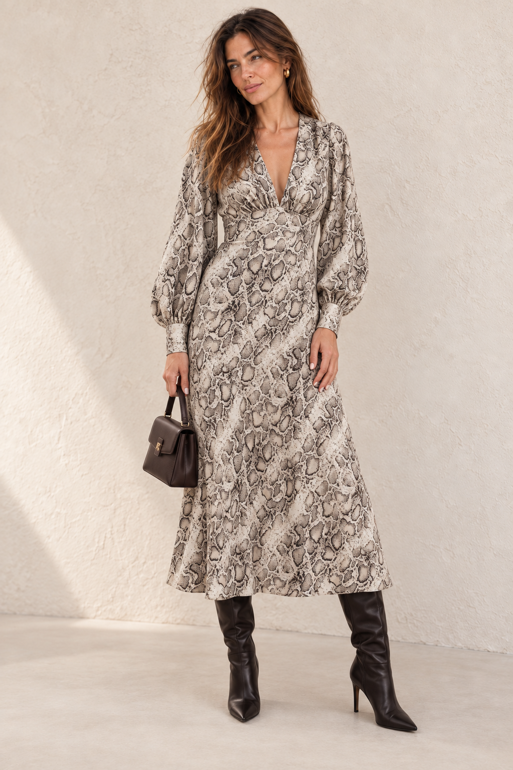 VESTIDO ESTAMPADO ANIMAL — Anna Verona — estilismo