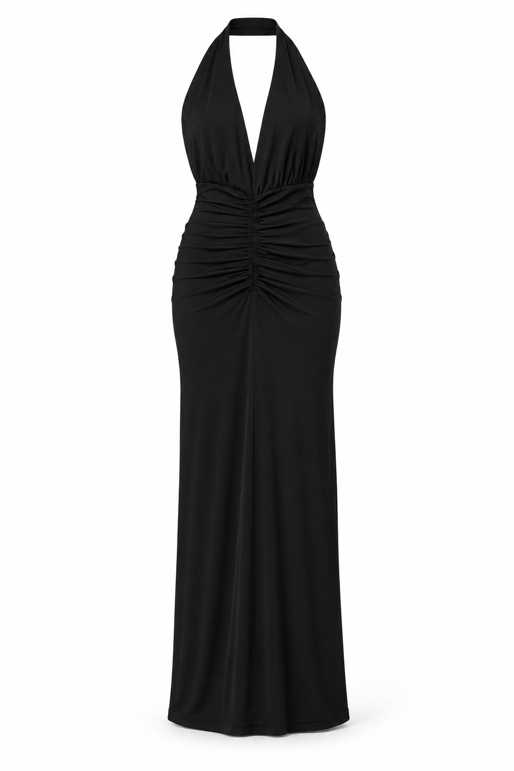 VESTIDO HALTER — Anna Verona — producto aislado sobre blanco