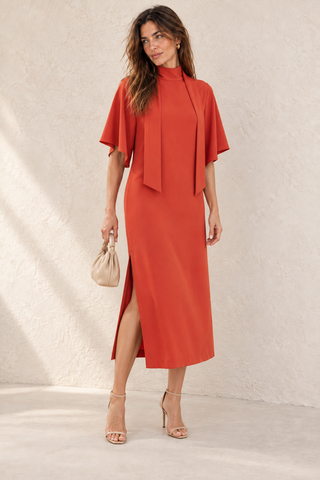 VESTIDO MIDI LAZADA — Anna Verona — estilismo