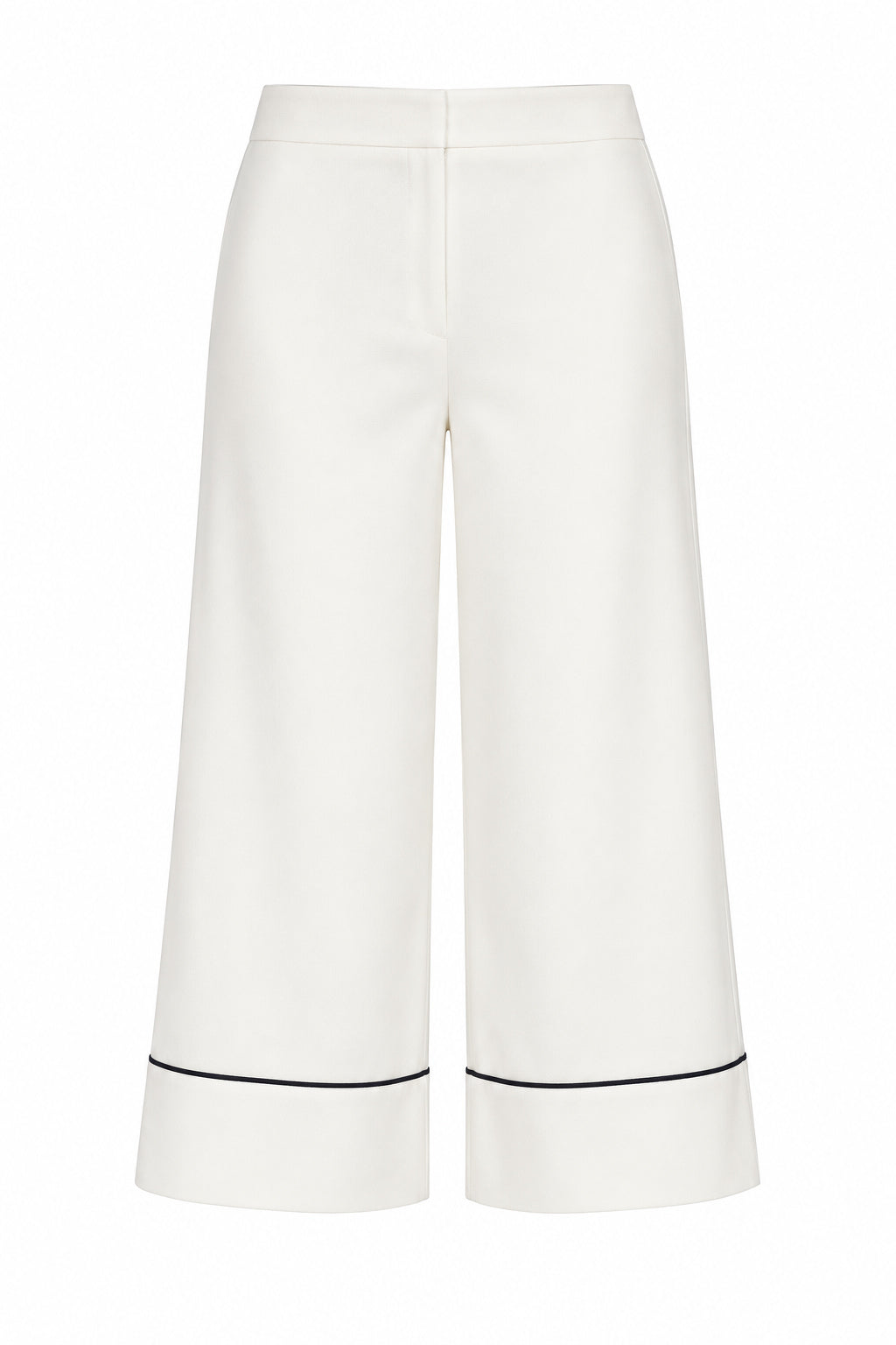 PANTALÓN CULOTTE VIVOS CONTRASTE crudo - imagen 2