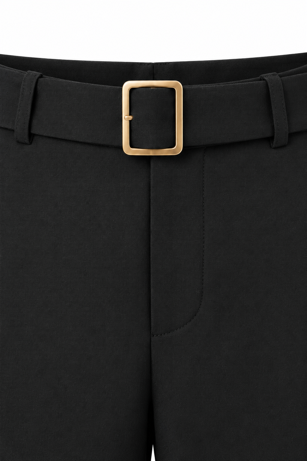 PANTALÓN CULOTTE CINTURÓN — detalle de confección