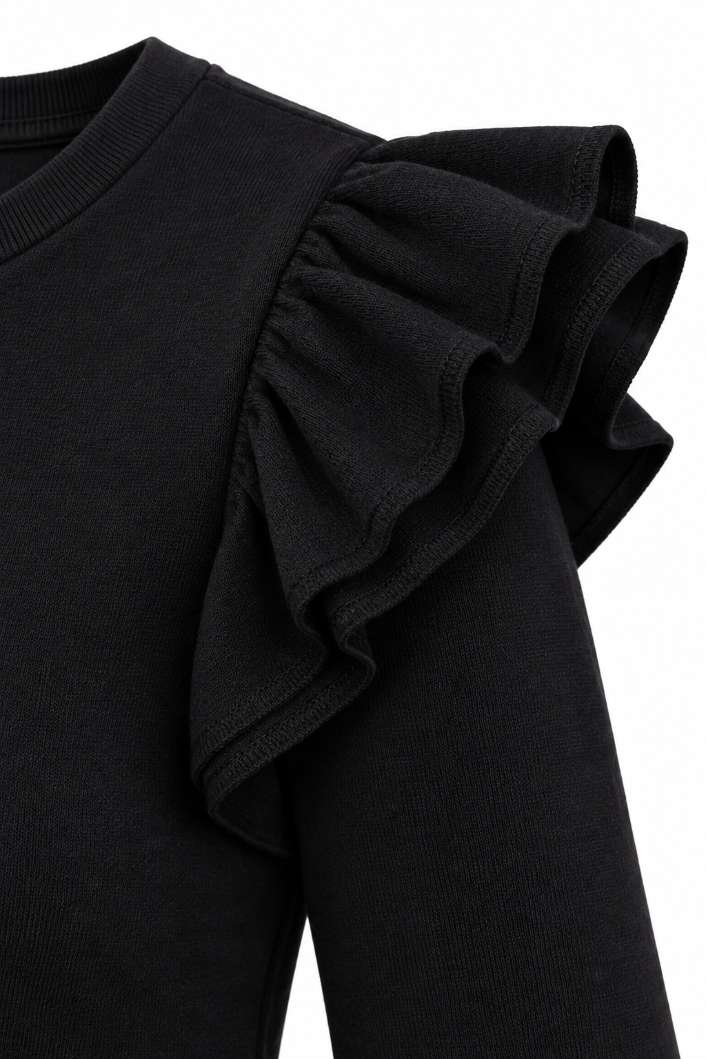 JERSEY VOLANTES — detalle de confección
